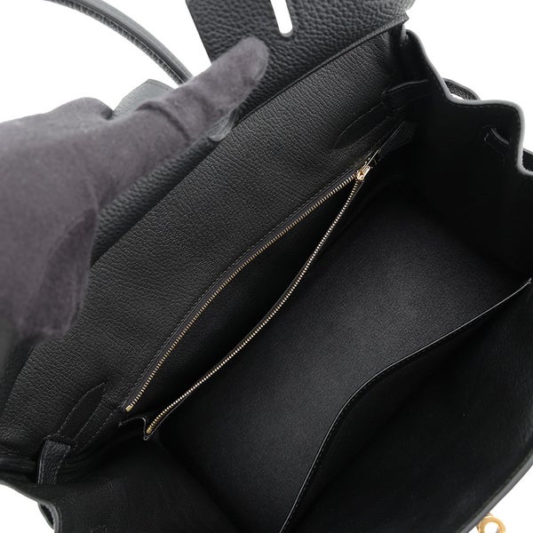 エルメス バーキン30 ブラック/ゴールド金具 トゴ G刻印 HERMES Birkin ハンドバッグ 黒