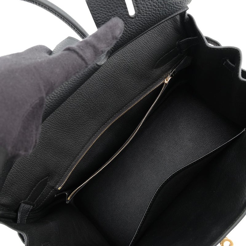 エルメス バーキン30 ブラック/ゴールド金具 トゴ G刻印 HERMES Birkin ハンドバッグ 黒