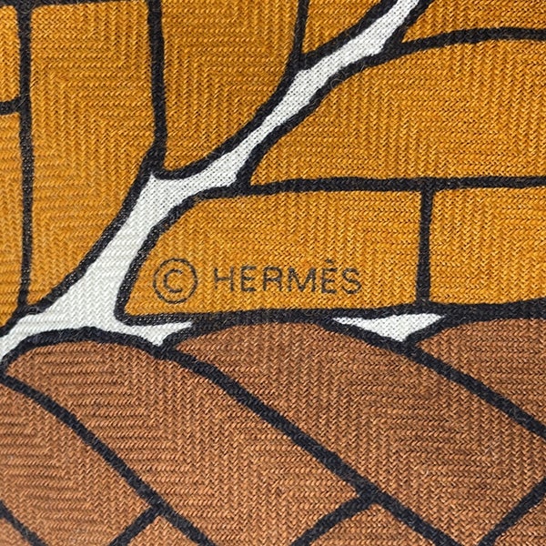 エルメス ストール カレ140 カレジェアン トレスH Tresses H カシミヤ シルク HERMES 2022春夏