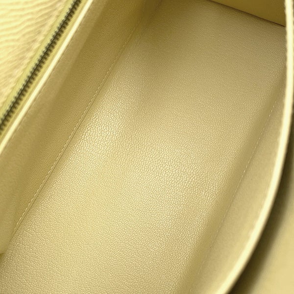 エルメス ハンドバッグ ケリー25 外縫い ジョーヌプッサン/ゴールド金具 エプソン T刻印 HERMES Kelly 2wayバッグ