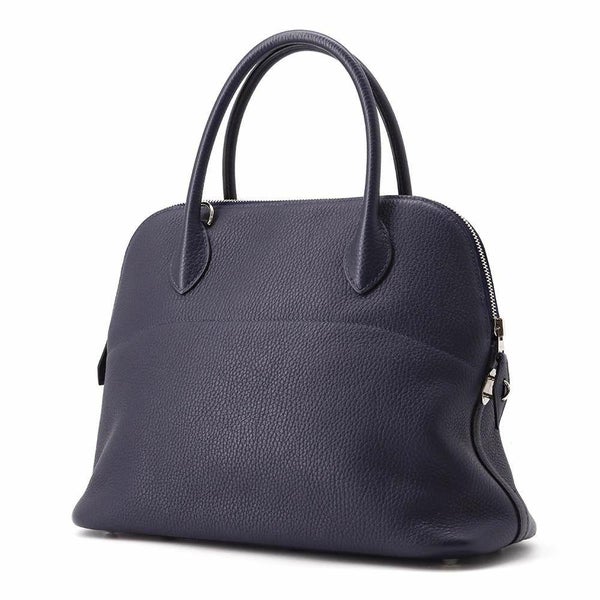 エルメス ハンドバッグ ボリード31 ブルーニュイ/シルバー金具 トリヨンクレマンス C刻印 2wayショルダー