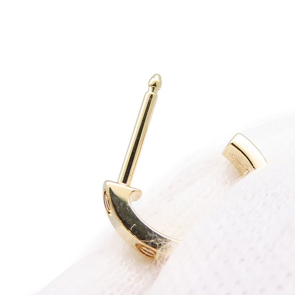 カルティエ ピアス Love フープ イヤリング SM スモールモデル K18YGイエローゴールド B8028800 Cartier ジュエリー ラブフープ
