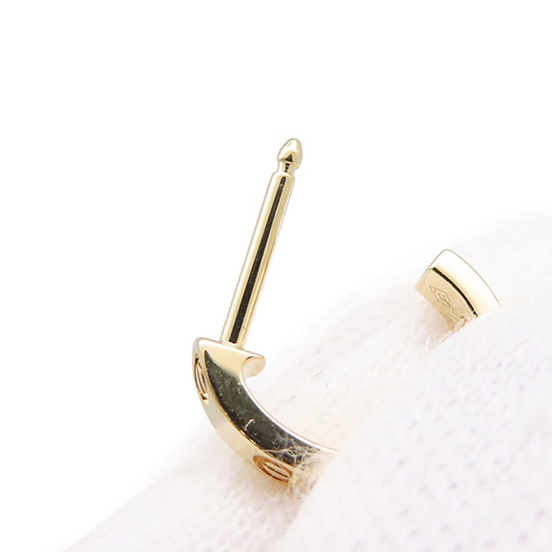 カルティエ ピアス Love フープ イヤリング SM スモールモデル K18YGイエローゴールド B8028800 Cartier ジュエリー ラブフープ