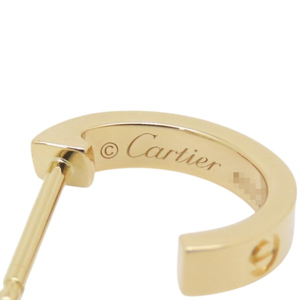 カルティエ ピアス Love フープ イヤリング SM スモールモデル K18YGイエローゴールド B8028800 Cartier ジュエリー ラブフープ