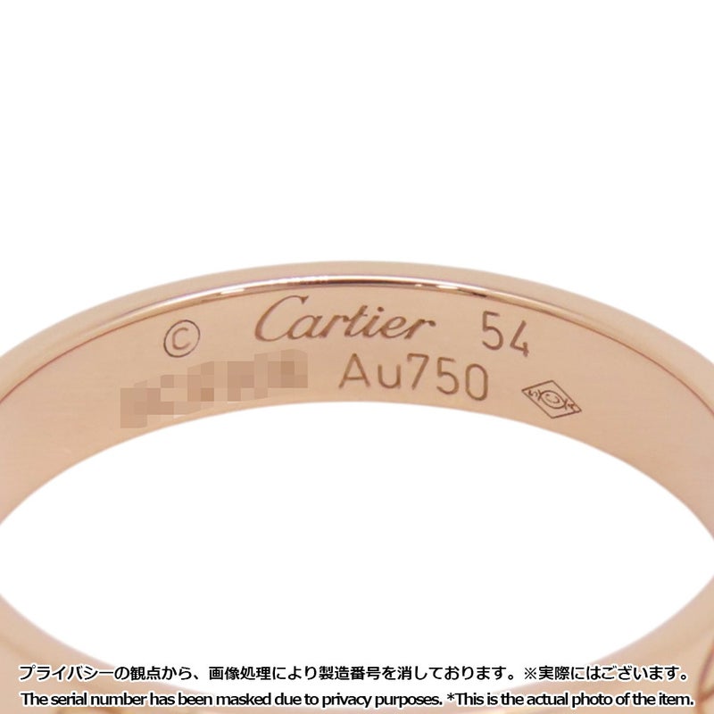 カルティエ リング LOVE リング SM スモールモデル K18PGピンクゴールド リングサイズ54 B4085200 指輪 ラブリング
