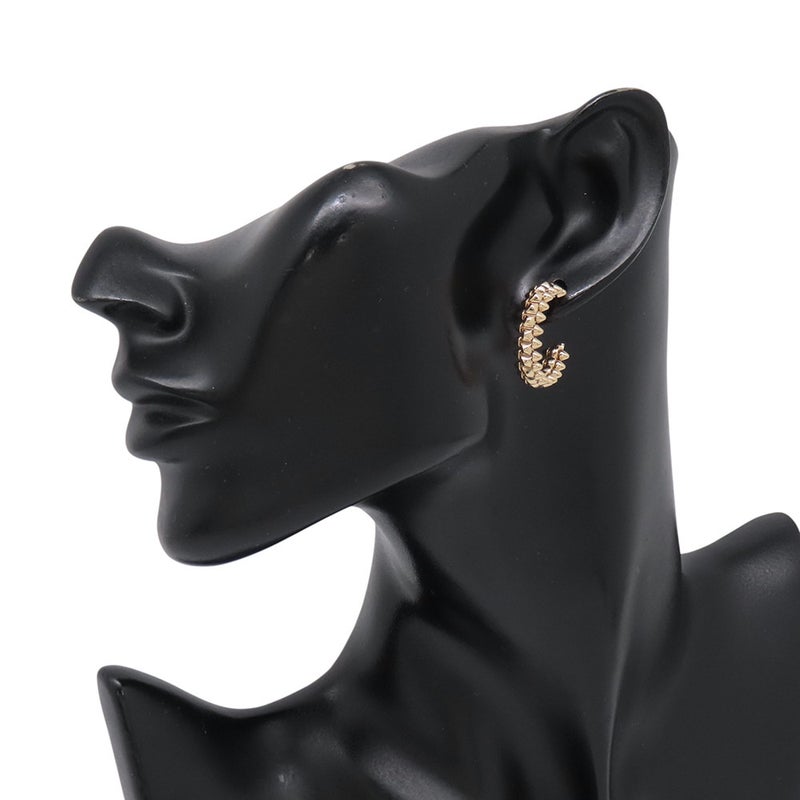 カルティエ ピアス クラッシュ ドゥ フープ イヤリング SM スモールモデル K18PGピンクゴールド B8301415 Cartier