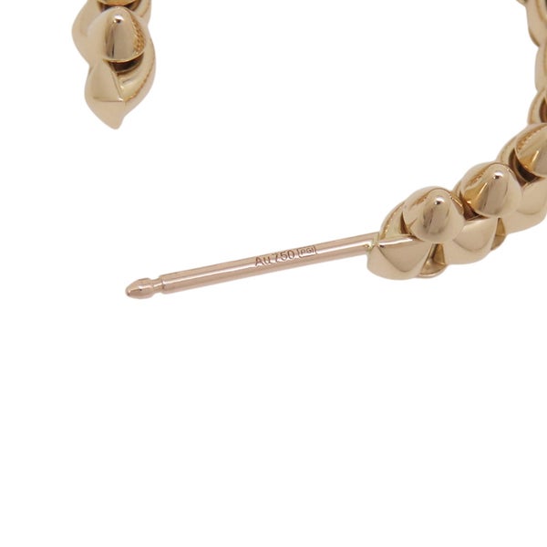 カルティエ ピアス クラッシュ ドゥ フープ イヤリング SM スモールモデル K18PGピンクゴールド B8301415 Cartier