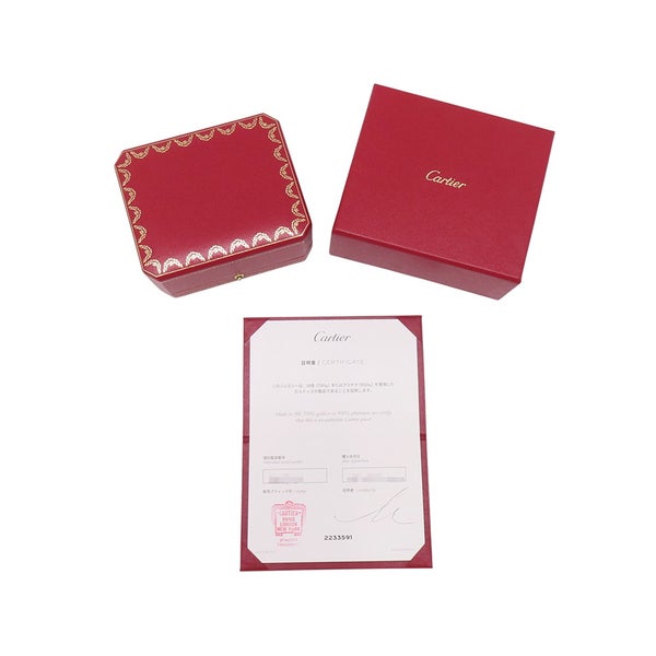 カルティエ ピアス クラッシュ ドゥ フープ イヤリング SM スモールモデル K18PGピンクゴールド B8301415 Cartier
