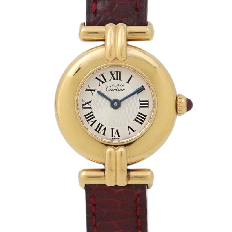 カルティエ マスト コリゼ ヴェルメイユ 150周年記念 限定1847本 W1010595 Cartier 腕時計 シルバー文字盤