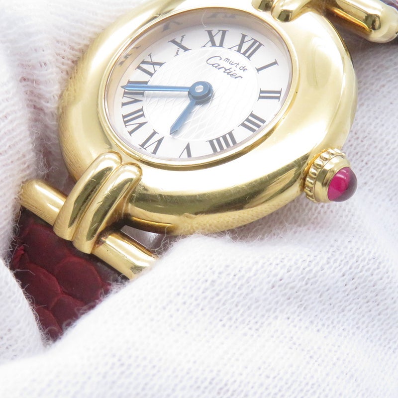 カルティエ マスト コリゼ ヴェルメイユ 150周年記念 限定1847本 W1010595 Cartier 腕時計 シルバー文字盤