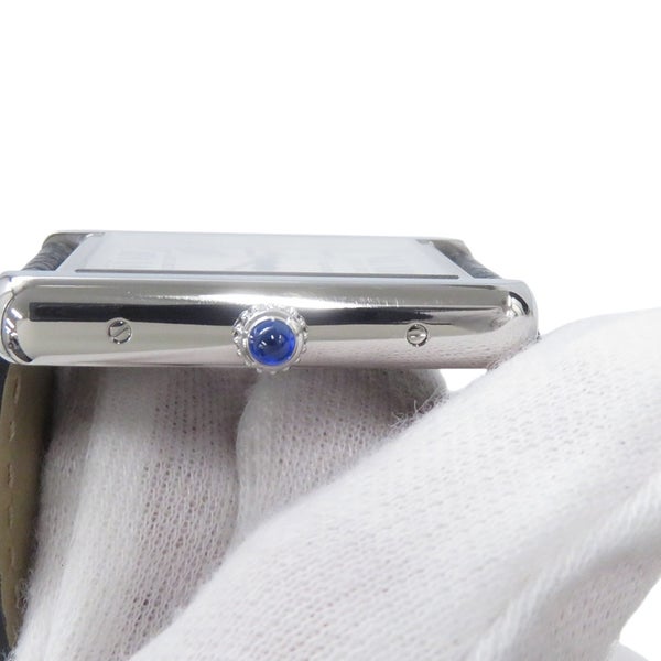カルティエ タンクソロ LM WSTA0028 Cartier 腕時計 シルバー文字盤 クォーツ