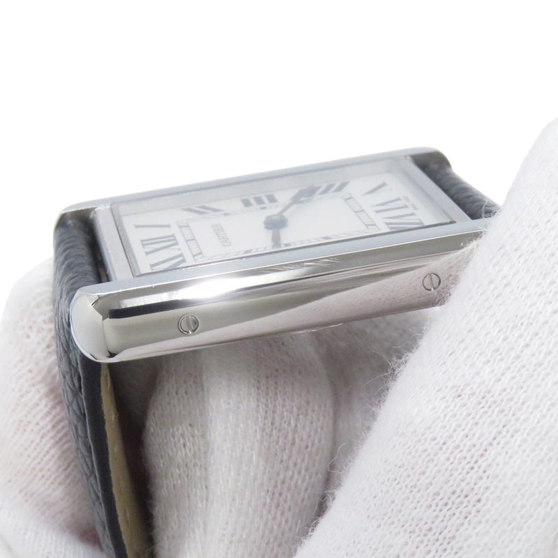 カルティエ タンクソロ LM WSTA0028 Cartier 腕時計 シルバー文字盤 クォーツ