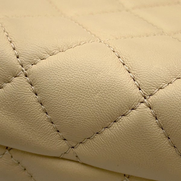 シャネル チェーンショルダーバッグ マトラッセ ココマーク ラムスキン CHANEL