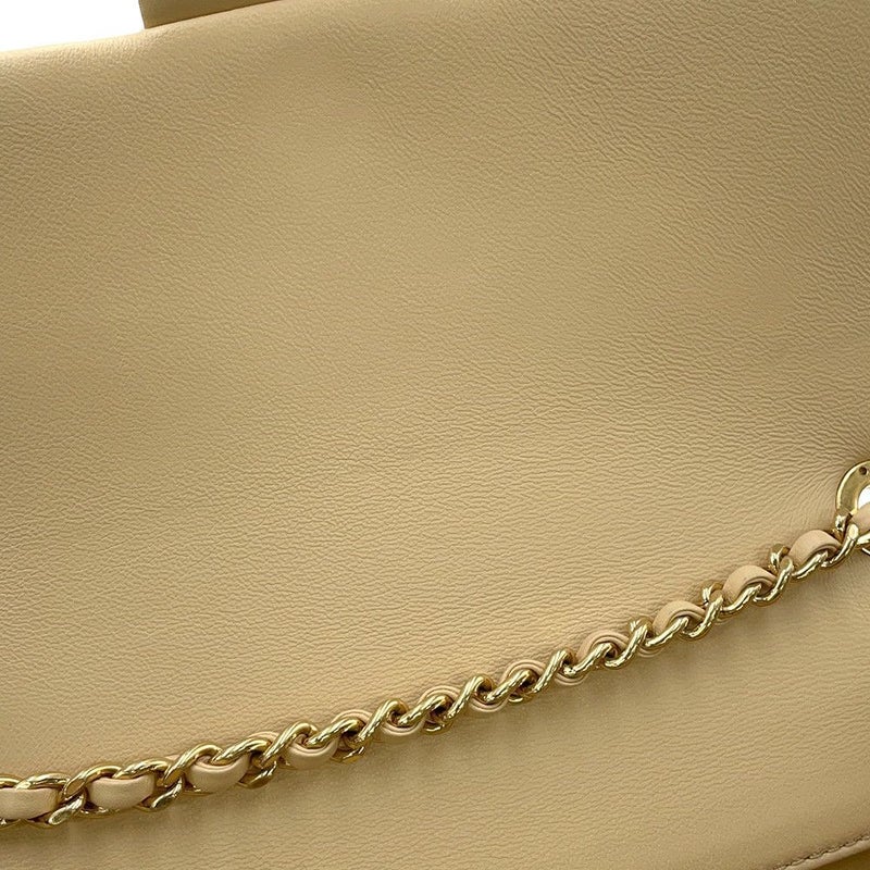 シャネル チェーンショルダーバッグ マトラッセ ココマーク ラムスキン CHANEL