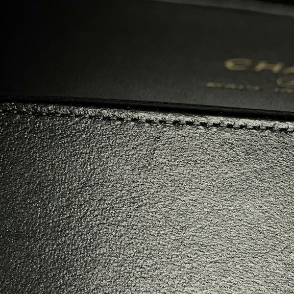 シャネル チェーンショルダーバッグ マトラッセ ココマーク ヴァニティケース ラムスキン AP2199 CHANEL 黒 バニティ
