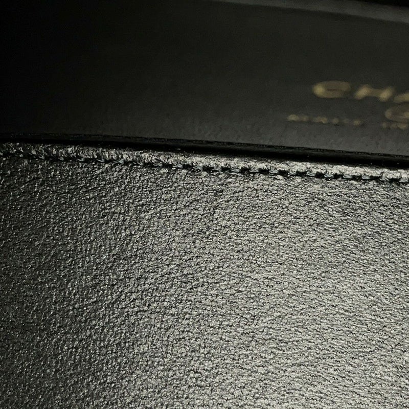 シャネル チェーンショルダーバッグ マトラッセ ココマーク ヴァニティケース ラムスキン AP2199 CHANEL 黒 バニティ