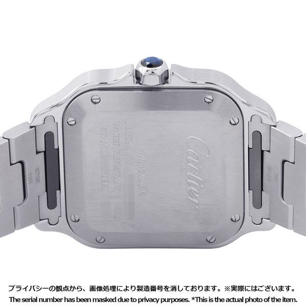 カルティエ サントス ドゥ カルティエ MM WSSA0029 Cartier 腕時計 シルバー文字盤