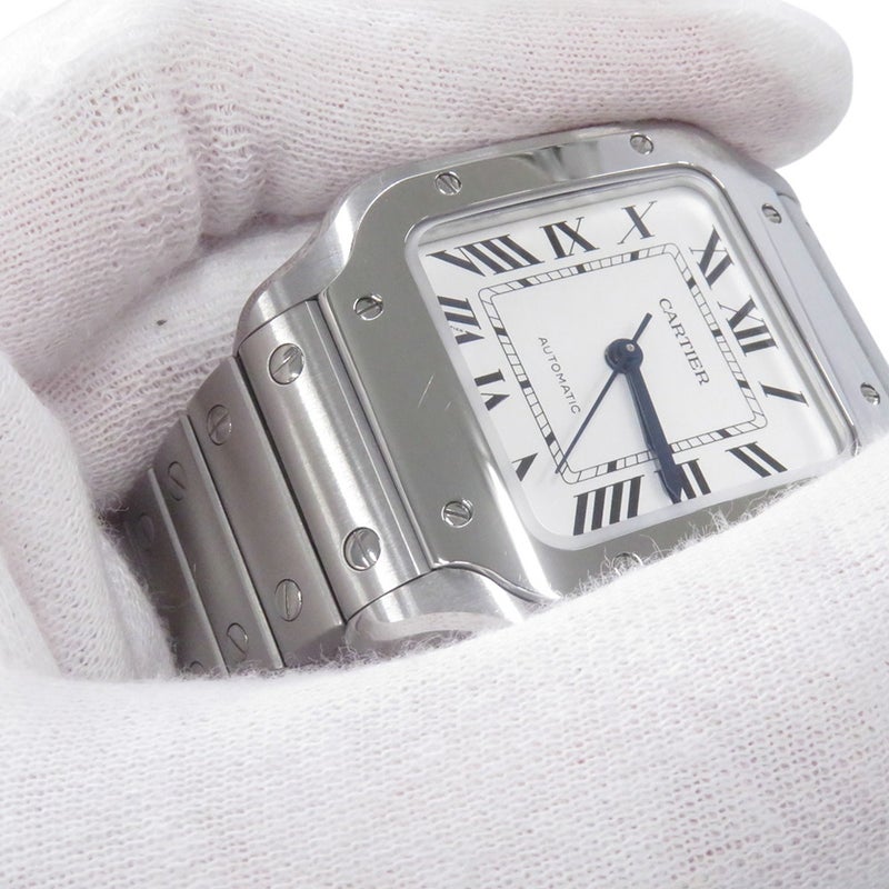 カルティエ サントス ドゥ カルティエ MM WSSA0029 Cartier 腕時計 シルバー文字盤