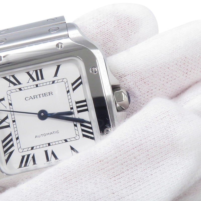 カルティエ サントス ドゥ カルティエ MM WSSA0029 Cartier 腕時計 シルバー文字盤