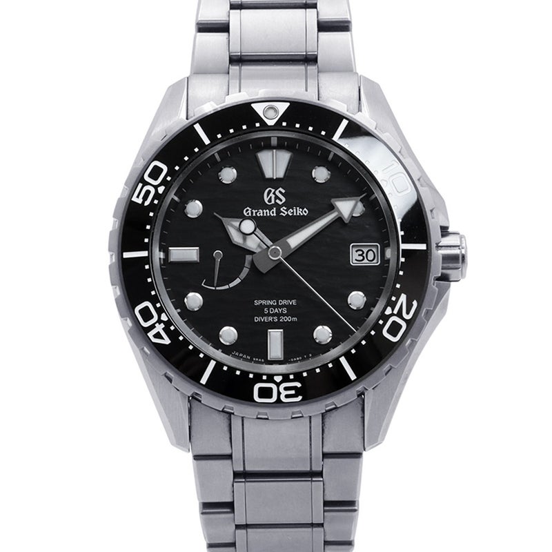 セイコー グランドセイコー エボリューション9 コレクション SLGA015 SEIKO 腕時計 黒文字盤 黒潮