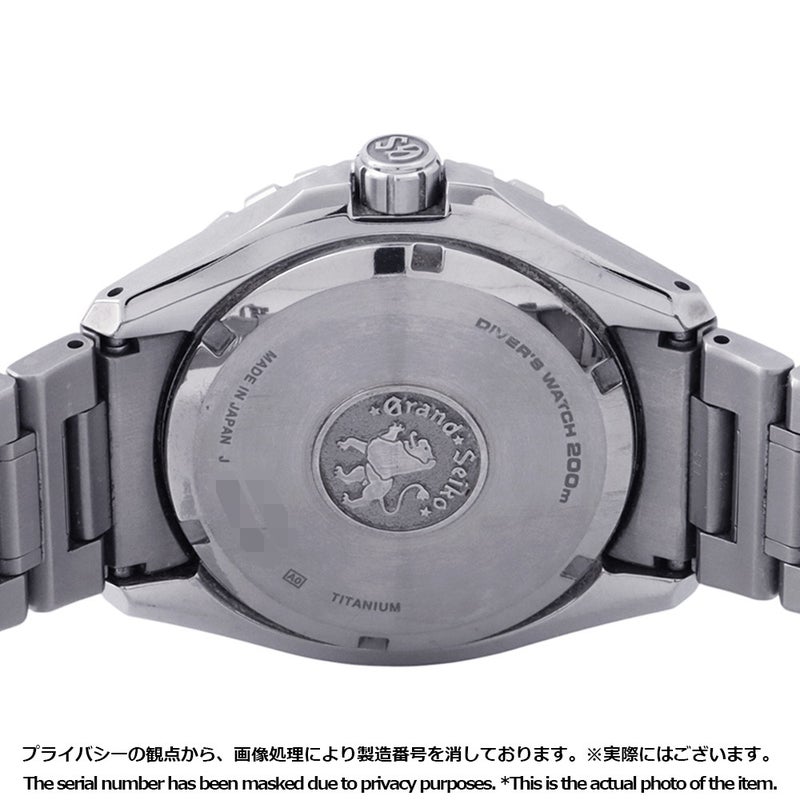 セイコー グランドセイコー エボリューション9 コレクション SLGA015 SEIKO 腕時計 黒文字盤 黒潮