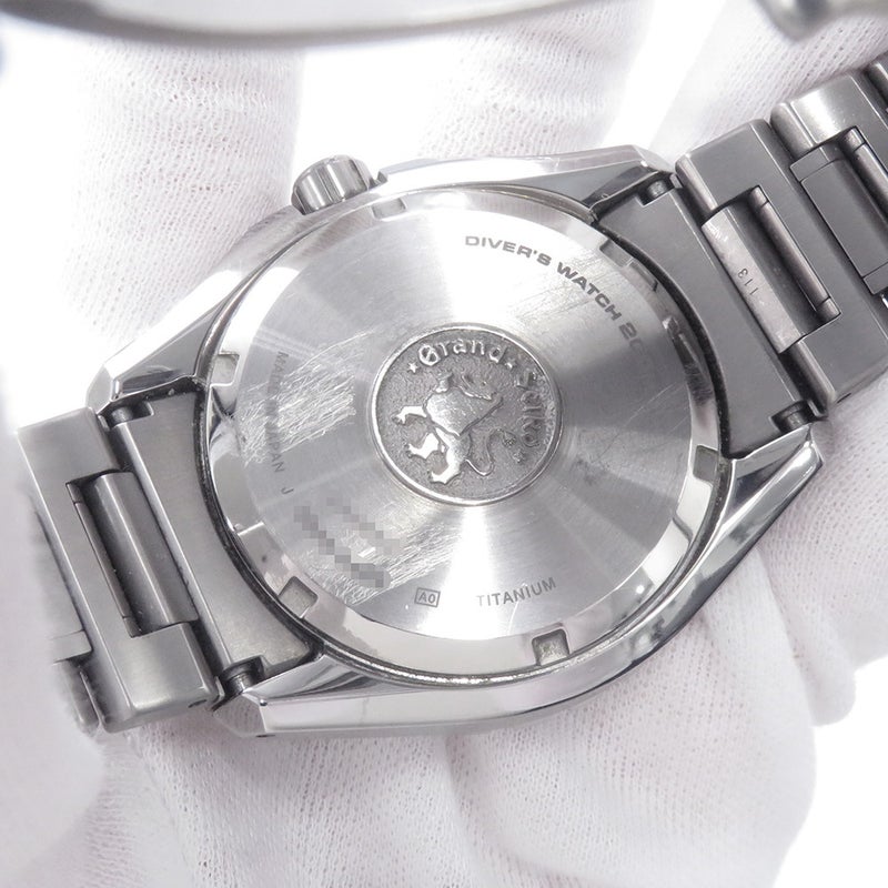 セイコー グランドセイコー エボリューション9 コレクション SLGA015 SEIKO 腕時計 黒文字盤 黒潮