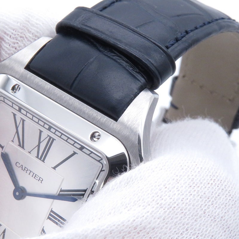 カルティエ サントス デュモン XL WSSA0032 Cartier 腕時計 シルバー文字盤