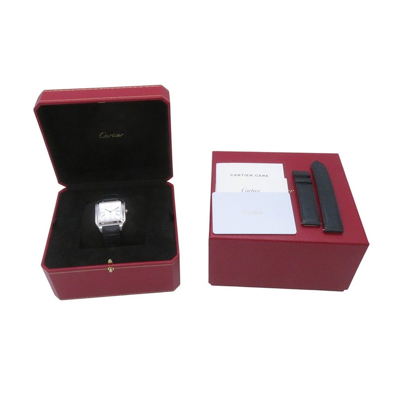 カルティエ サントス デュモン XL WSSA0032 Cartier 腕時計 シルバー文字盤