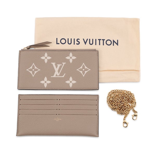 ルイヴィトン チェーンウォレット モノグラム・アンプラント ポシェット・フェリシー M82610 LOUIS VUITTON 長財布