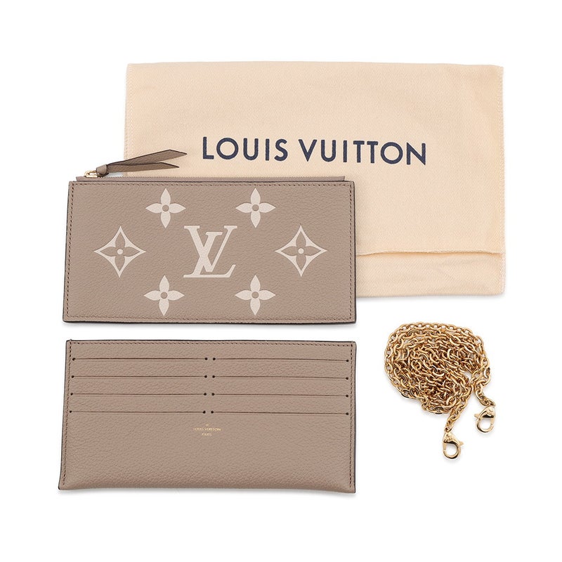 ルイヴィトン チェーンウォレット モノグラム・アンプラント ポシェット・フェリシー M82610 LOUIS VUITTON 長財布