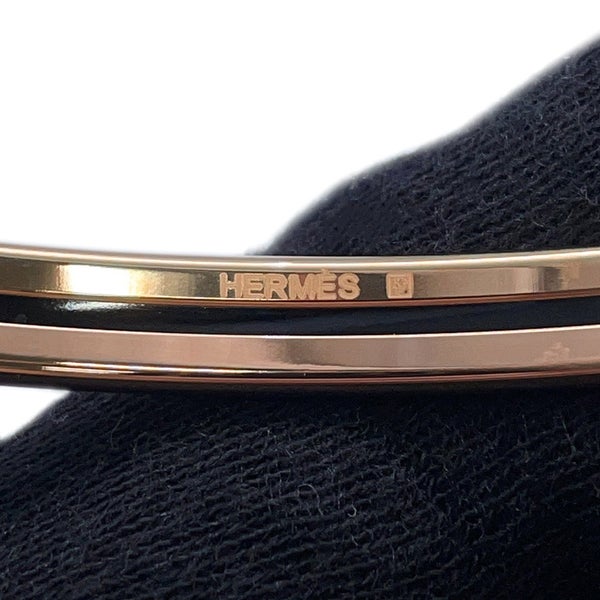 エルメス ブレスレット エナメル バングル 十二星座 ローズプードル/ピンクゴールド金具 HERMES アクセサリー