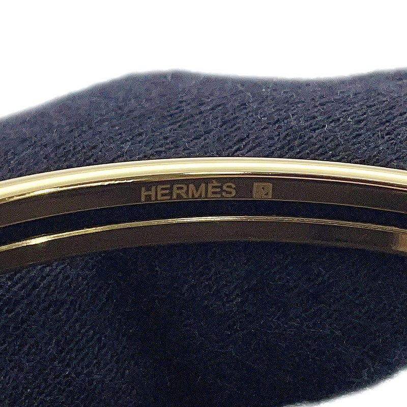 エルメス ブレスレット エナメル バングル 十二星座 ベージュ・ラン/ゴールド金具 HERMES アクセサリー