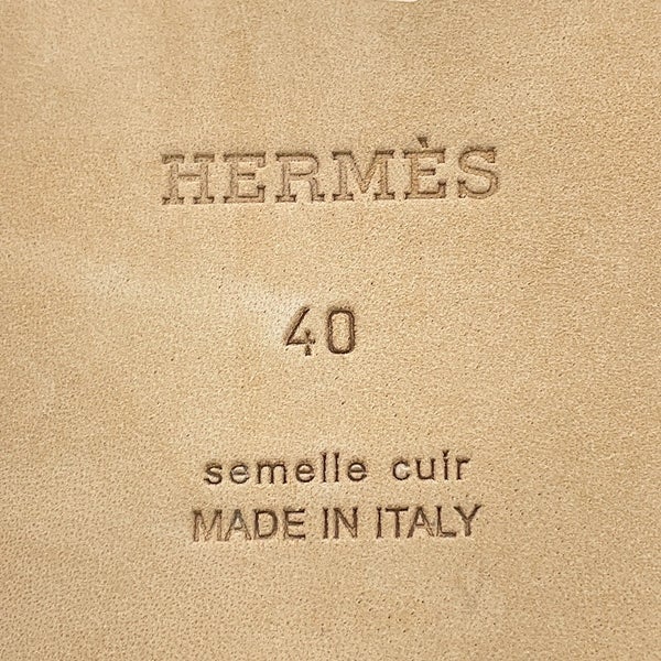 エルメス サンダル イズミール Ismir カーフレザー メンズサイズ40 HERMES 靴