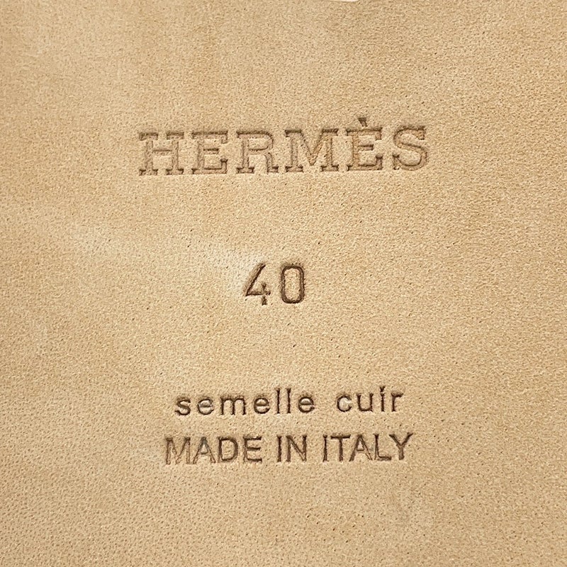 エルメス サンダル イズミール Ismir カーフレザー メンズサイズ40 HERMES 靴