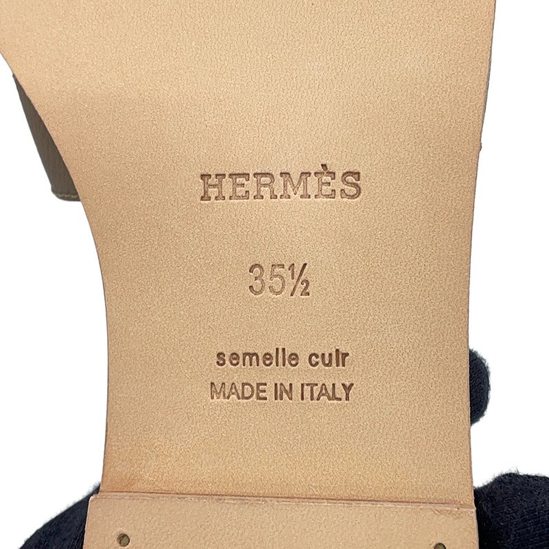 エルメス サンダル オラン Oran エプソン レディースサイズ35 1/2 HERMES 靴