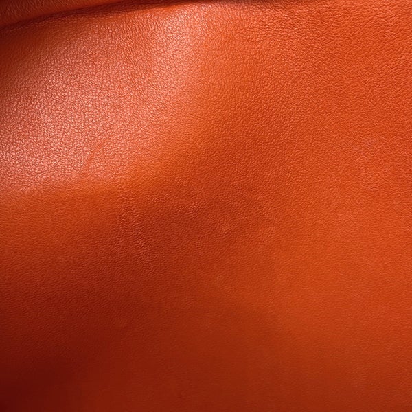 エルメス ハンドバッグ プリュム ミニ タンジェリン/シルバー金具 オーストリッチ W刻印 HERMES バッグ