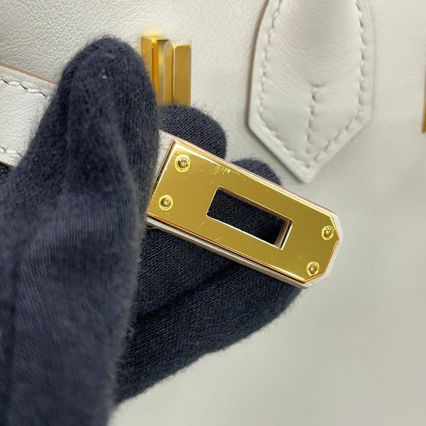 エルメス バーキン25 グリペール/ゴールド金具 スイフト W刻印 HERMES Birkin ハンドバッグ