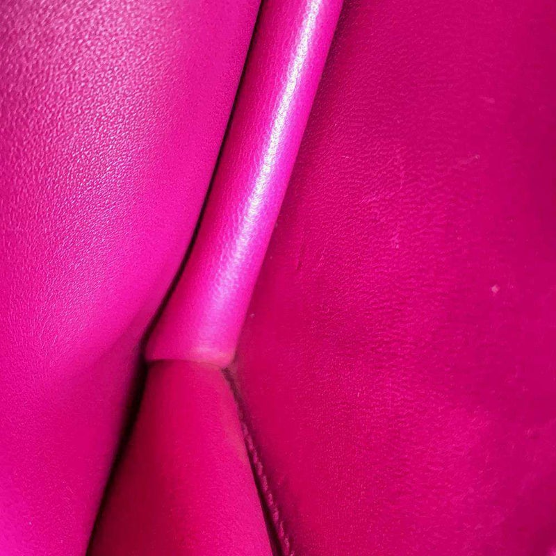 エルメス ミニ コンスタンス3 ローズパープル/シルバー金具 エバーカラー C刻印 HERMES