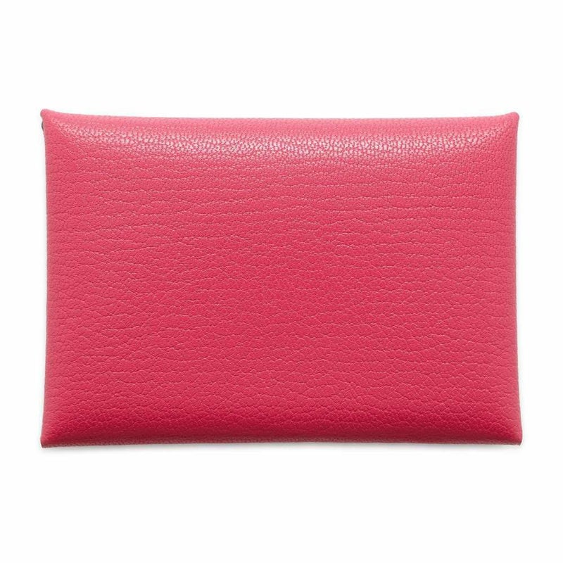 エルメス コインケース カルヴィ デュオ ローズエクストリーム/シルバー金具 シェブルシャムキラ B刻印 財布