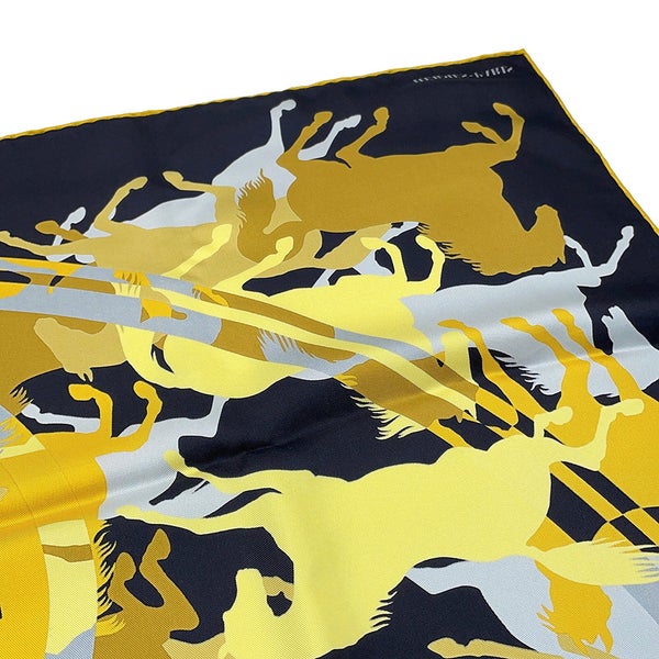 エルメス スカーフ カレ90 エクスリブリスのカモフラージュ EX LIBRIS EN CAMOUFLAGE シルク HERMES