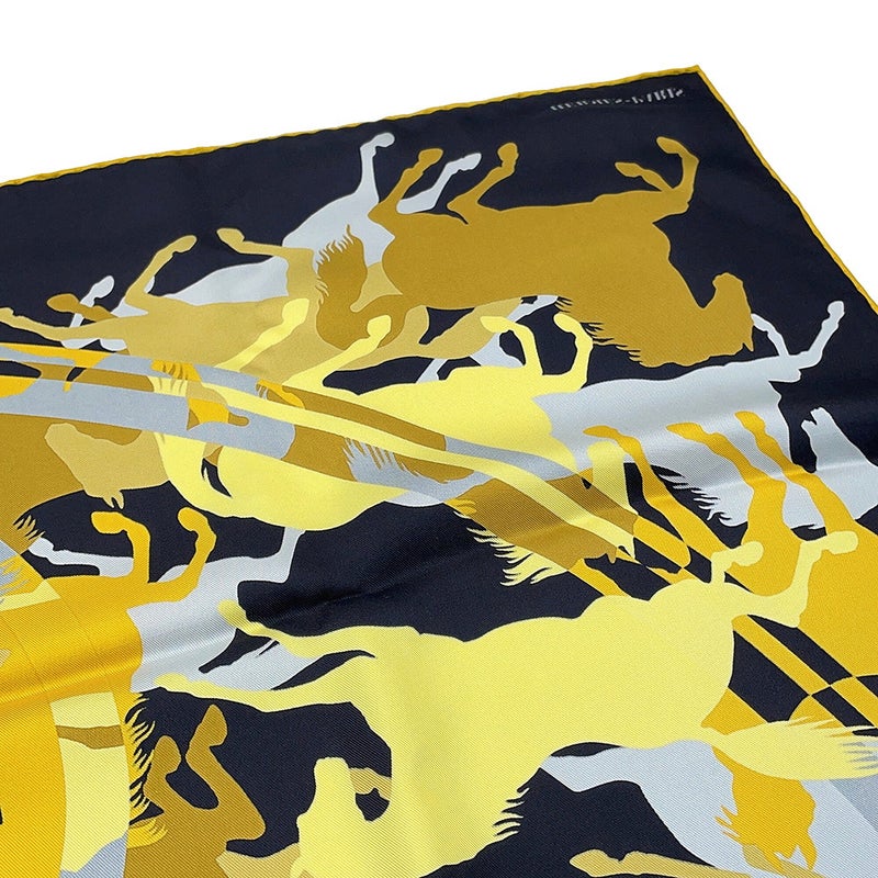エルメス スカーフ カレ90 エクスリブリスのカモフラージュ EX LIBRIS EN CAMOUFLAGE シルク HERMES