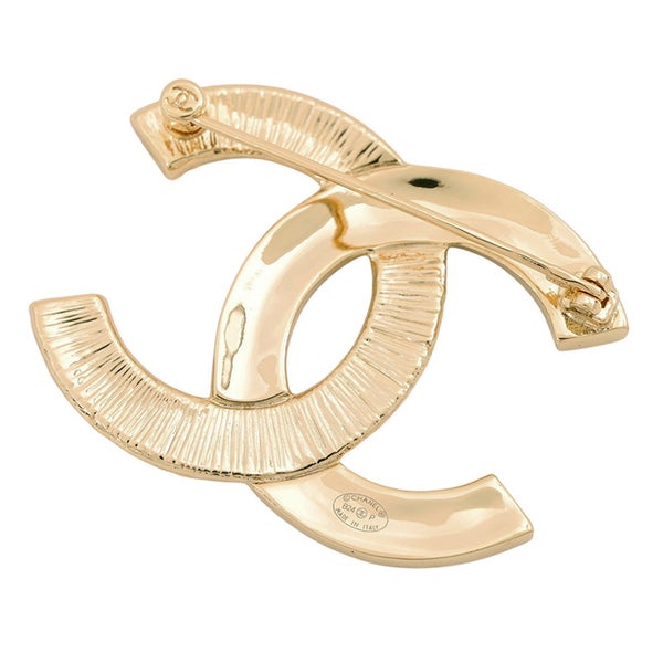シャネル ブローチ ココマーク メタル エナメル B24 P ABC957 CHANEL アクセサリー 黒