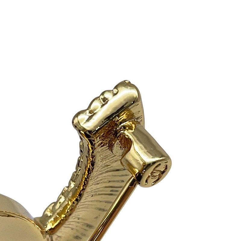 シャネル ブローチ ココマーク メタル エナメル B24 P ABC957 CHANEL アクセサリー 黒