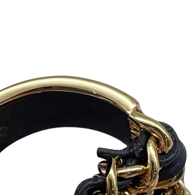 シャネル リング ココマーク レザー メタル リングサイズ約13号 B26 P ABH133 CHANEL 指輪