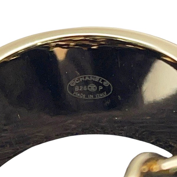 シャネル リング ココマーク レザー メタル リングサイズ約13号 B26 P ABH133 CHANEL 指輪