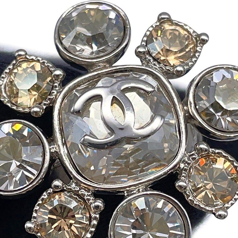 シャネル リング ココマーク メタル ラインストーン リングサイズ約13号 10 V CHANEL アクセサリー 指輪