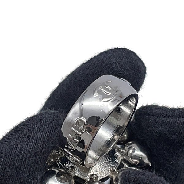 シャネル リング ココマーク メタル ラインストーン リングサイズ約13号 10 V CHANEL アクセサリー 指輪