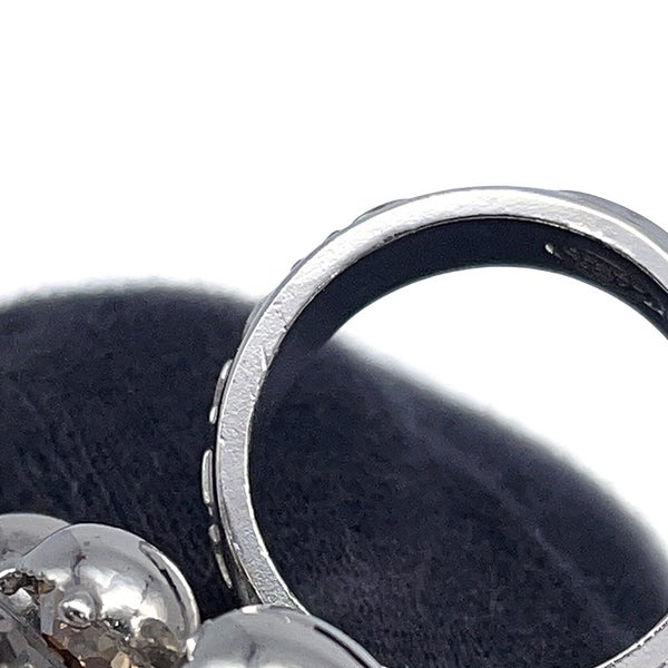 シャネル リング ココマーク メタル ラインストーン リングサイズ約13号 10 V CHANEL アクセサリー 指輪
