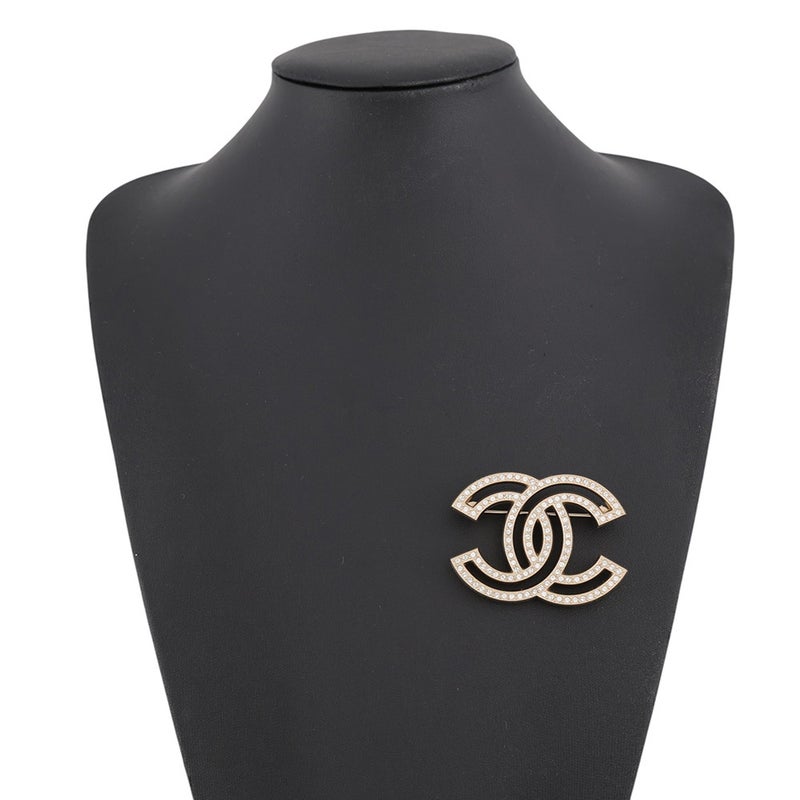 シャネル ブローチ ココマーク ラインストーン A20 V A64746 CHANEL アクセサリー