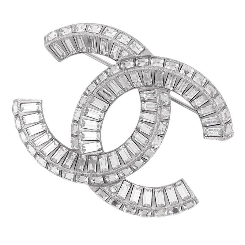 シャネル ブローチ ココマーク ラインストーン B19 V A63085 CHANEL アクセサリー